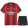 Officiële Voetbalshirt + Korte Broek AC Milan Thuis 2023-24 - Kids